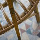 Vintage rattan bench 1960