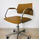 Chaise de bureau moutarde vintage de Kovona, 1986