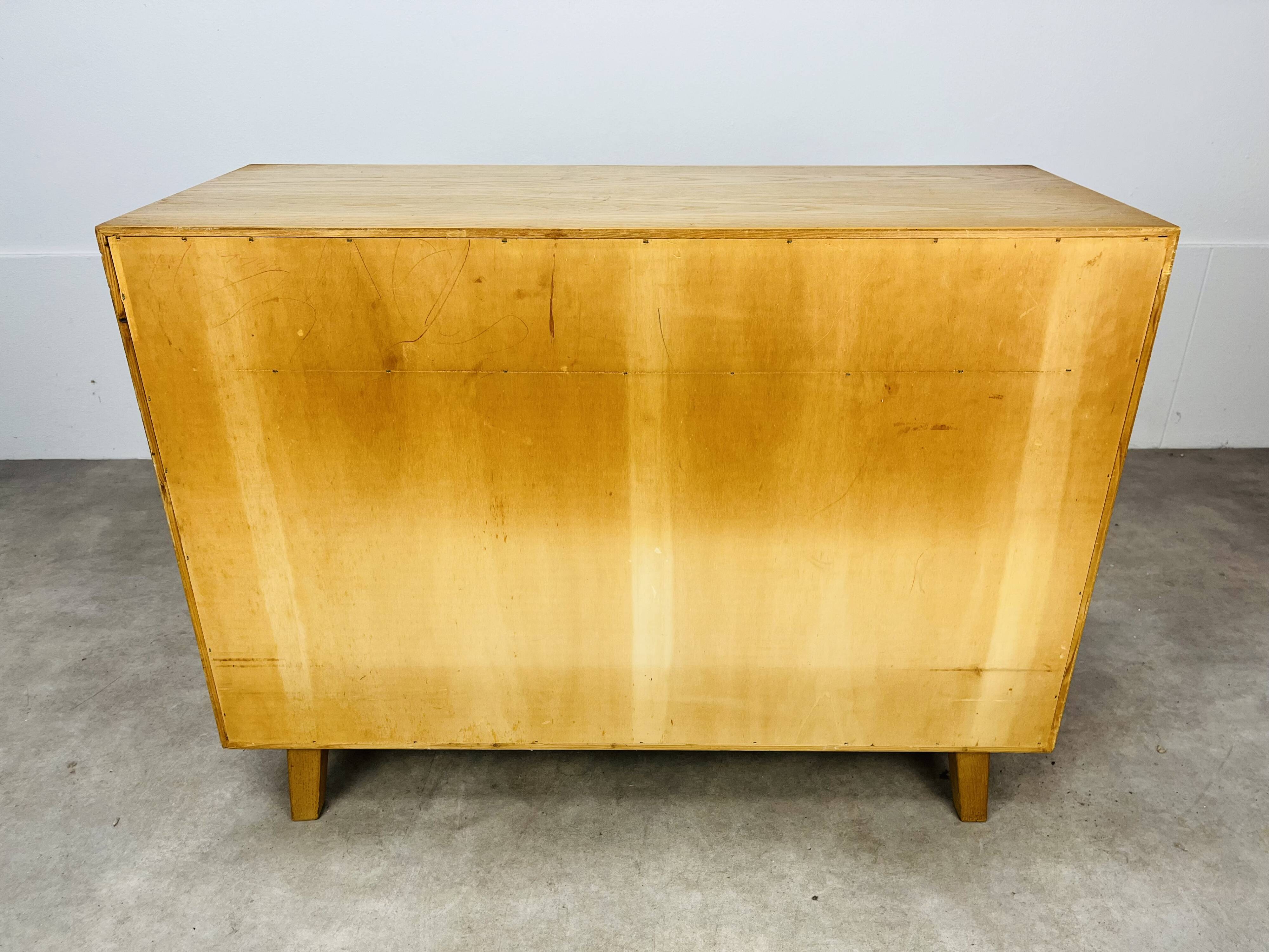 Vintage chest of drawers in Scandinavian style blond wood by Victoria Möbel Switzerland