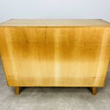 Commode vintage en bois blond style scandinave par Victoria Möbel Suisse