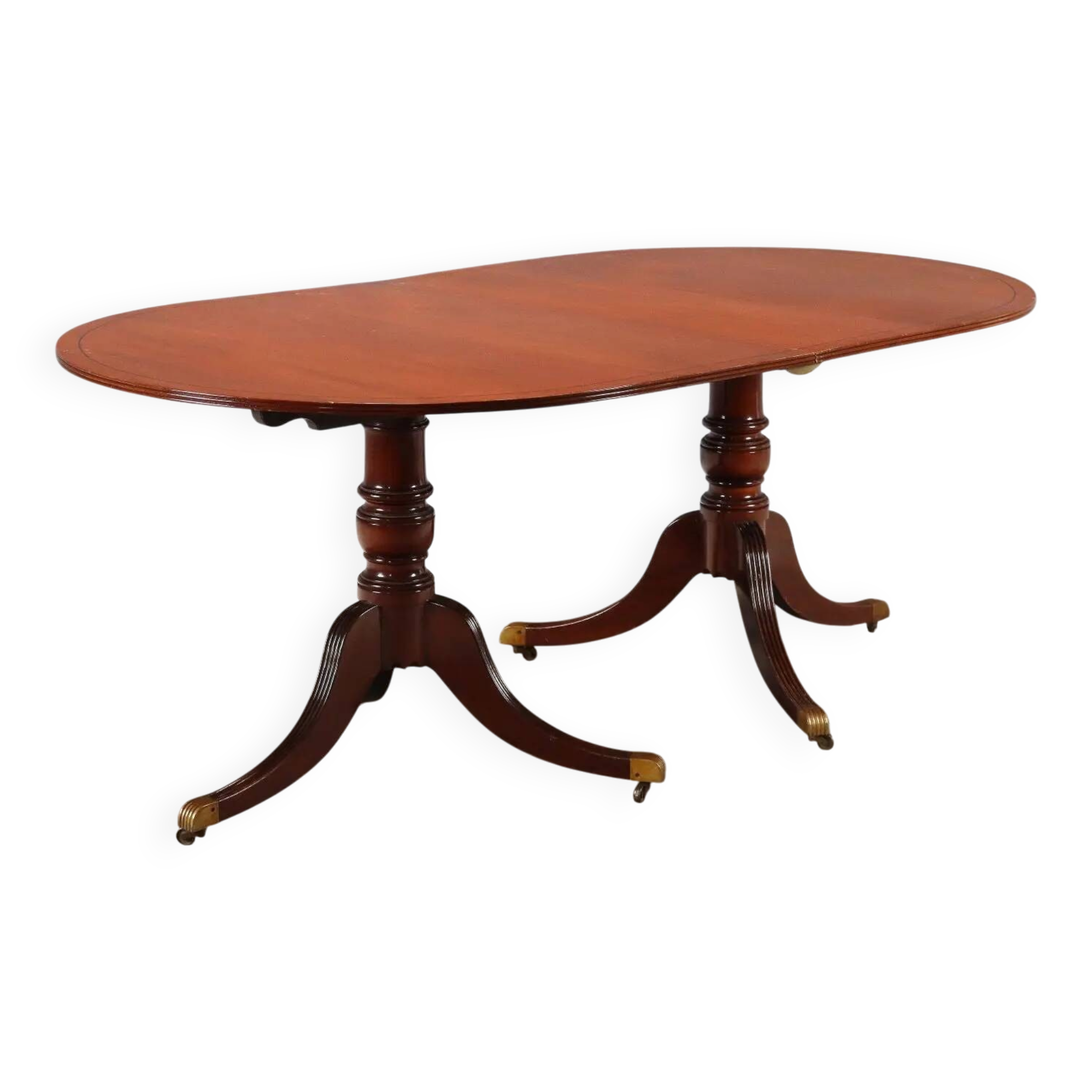 Table ancienne en acajou en 3 sections, Royaume-Uni, XIXe siècle