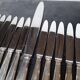 12 + 1 Orbrille knife silver metal art deco period