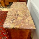Commode Style Transition Louis XV marqueterie et bronze