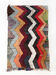 Tapis berbère Kilim Boucherouite graphique multicolore 287x152cm