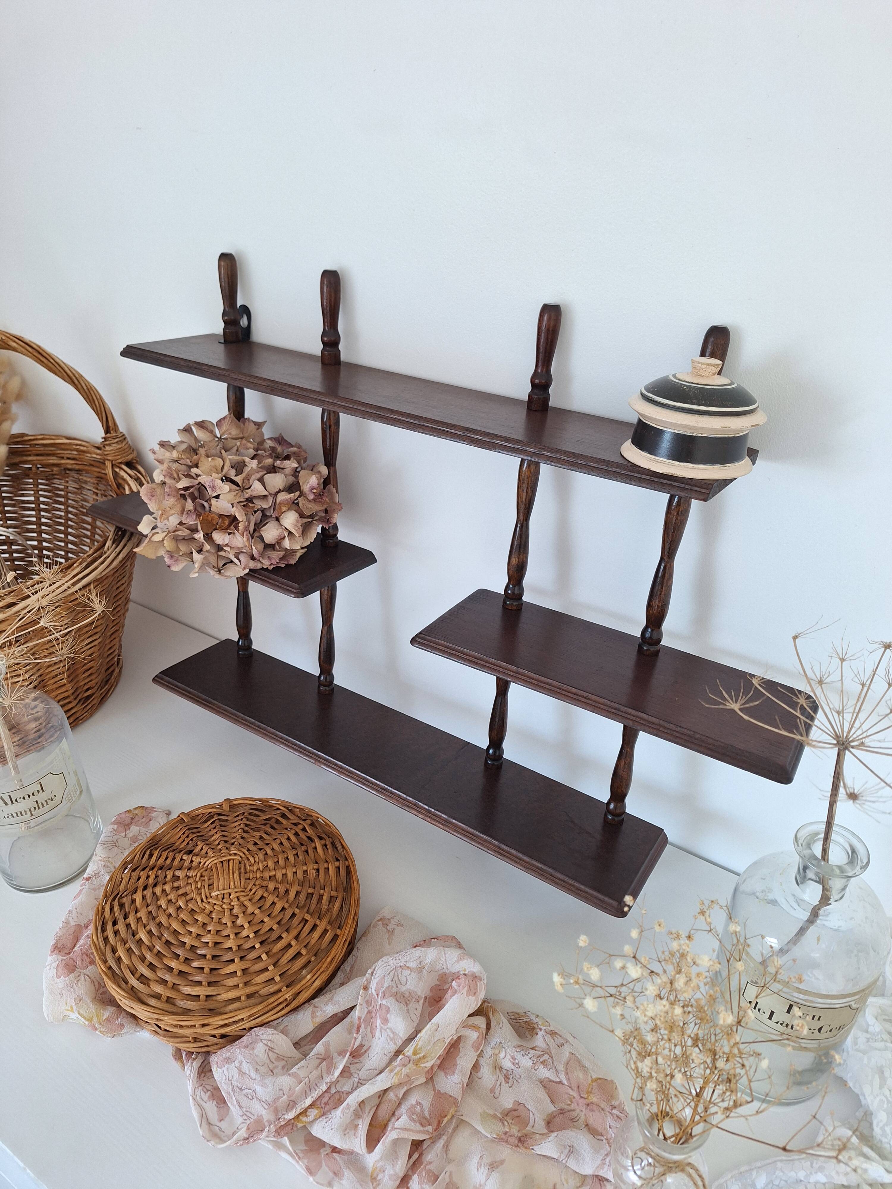 Etagère murale en bois