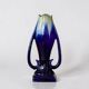 Large Art Nouveau vase by Thulin in glazed flame stoneware.