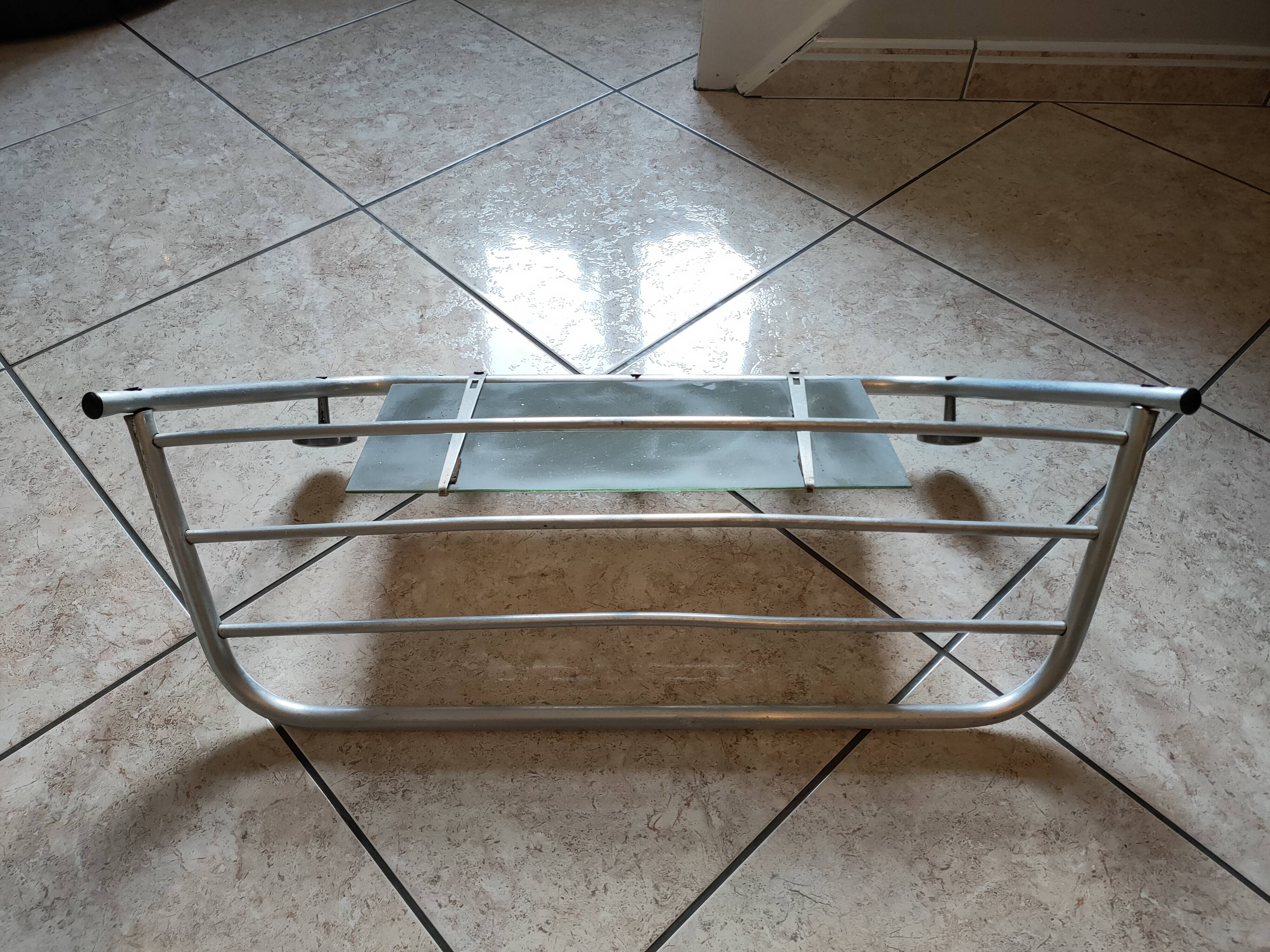 60s aluminum coat rack