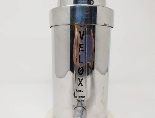 1950s Italian Big Velox Ferrara Espresso Coffee Machine designed by P. Malago