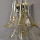 Wall lamp La Murrina with pendant sheets of Murano glass