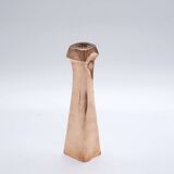 Bougeoir sculptural en cuivre