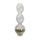 Large vase with 3 wavy glass balls