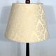Wood tripod floor lamp, Italy, 1950s
