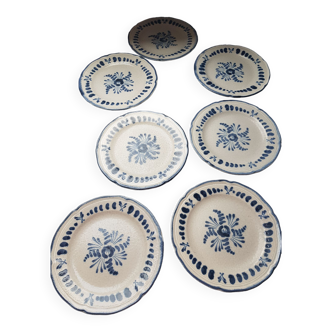Assiettes Bretonnes avec plat