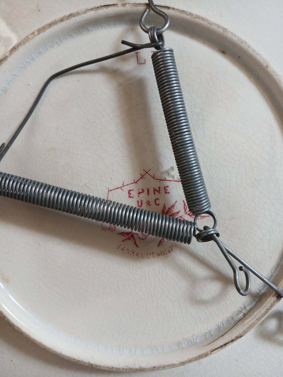 Antique plate in ironstone