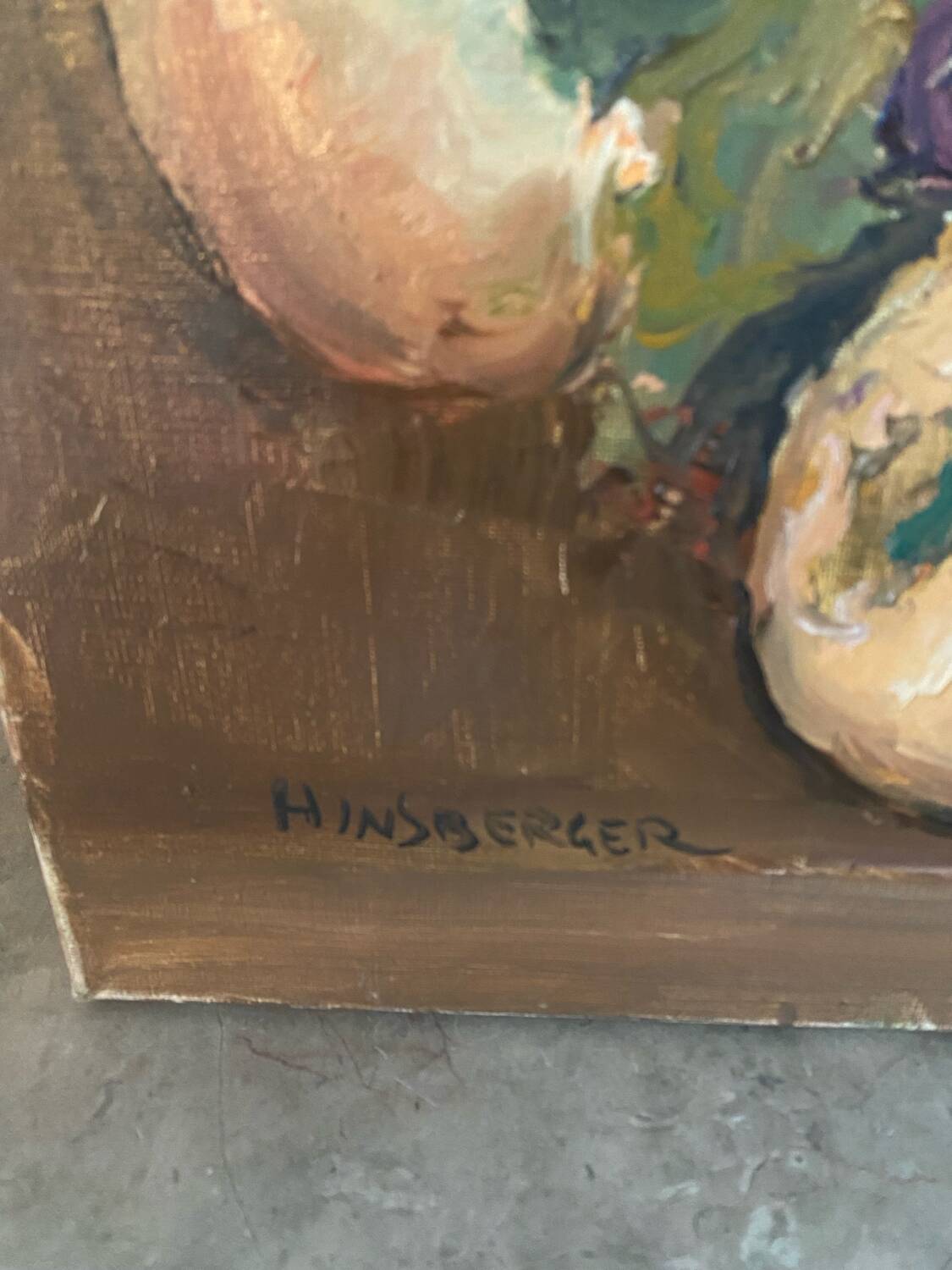 Still life with flowers signed 1992