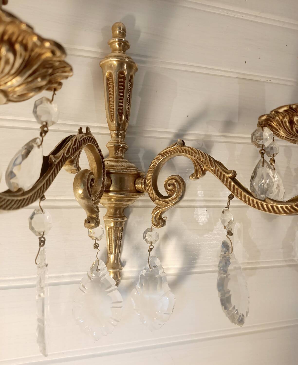 Pair of tassel sconces