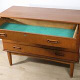 Scandinavian teak chest of drawers, 1960