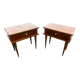 Paire de tables de chevets 1950