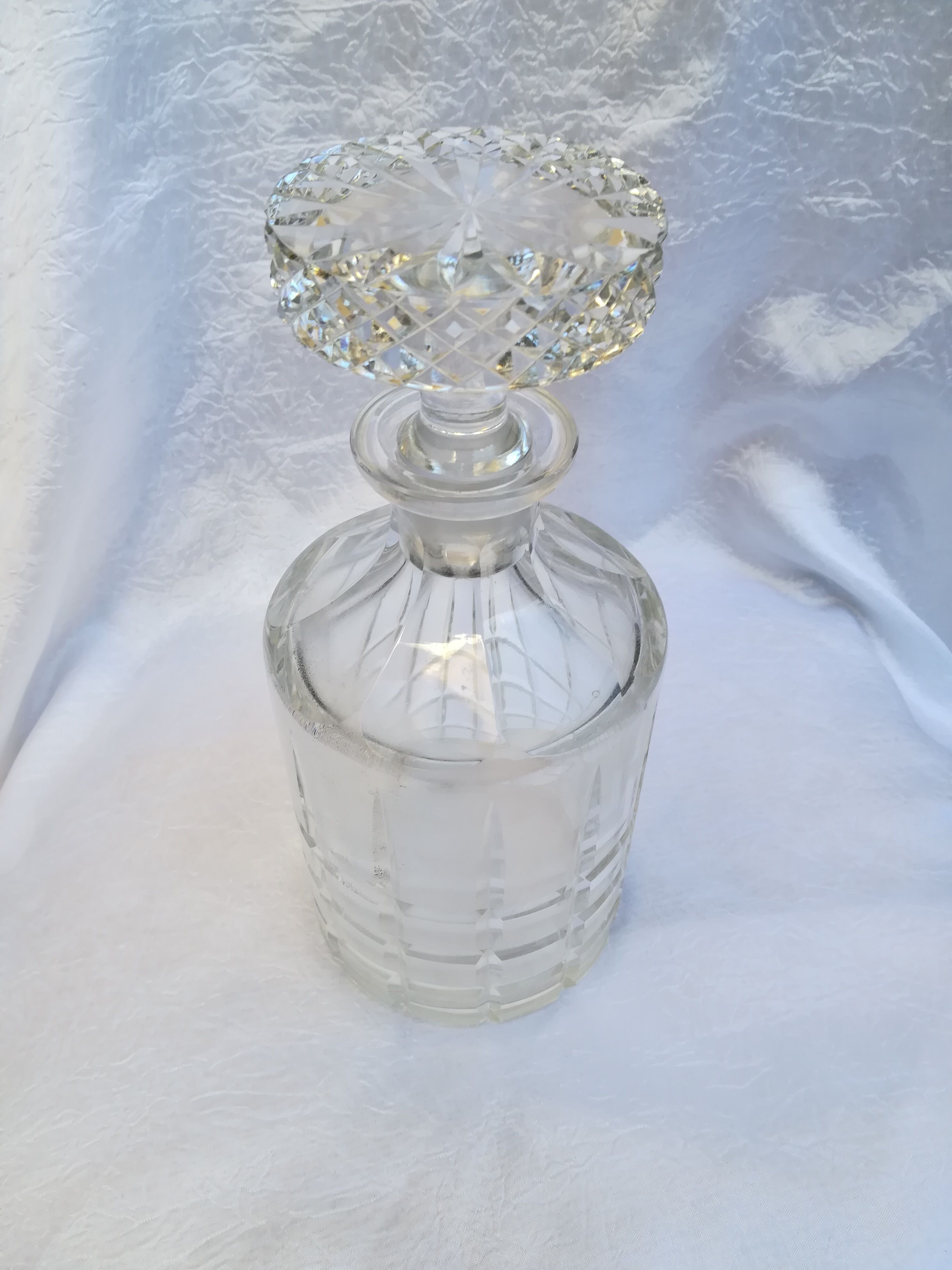 Crystal whiskey decanter