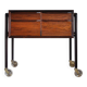 Table de couture scandinave moderne en palissandre, Danemark, 1960s