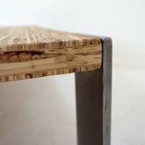 Large Square coffee table with Sorghum top