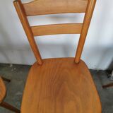 Set of 6 vintage chairs 1960 bistro