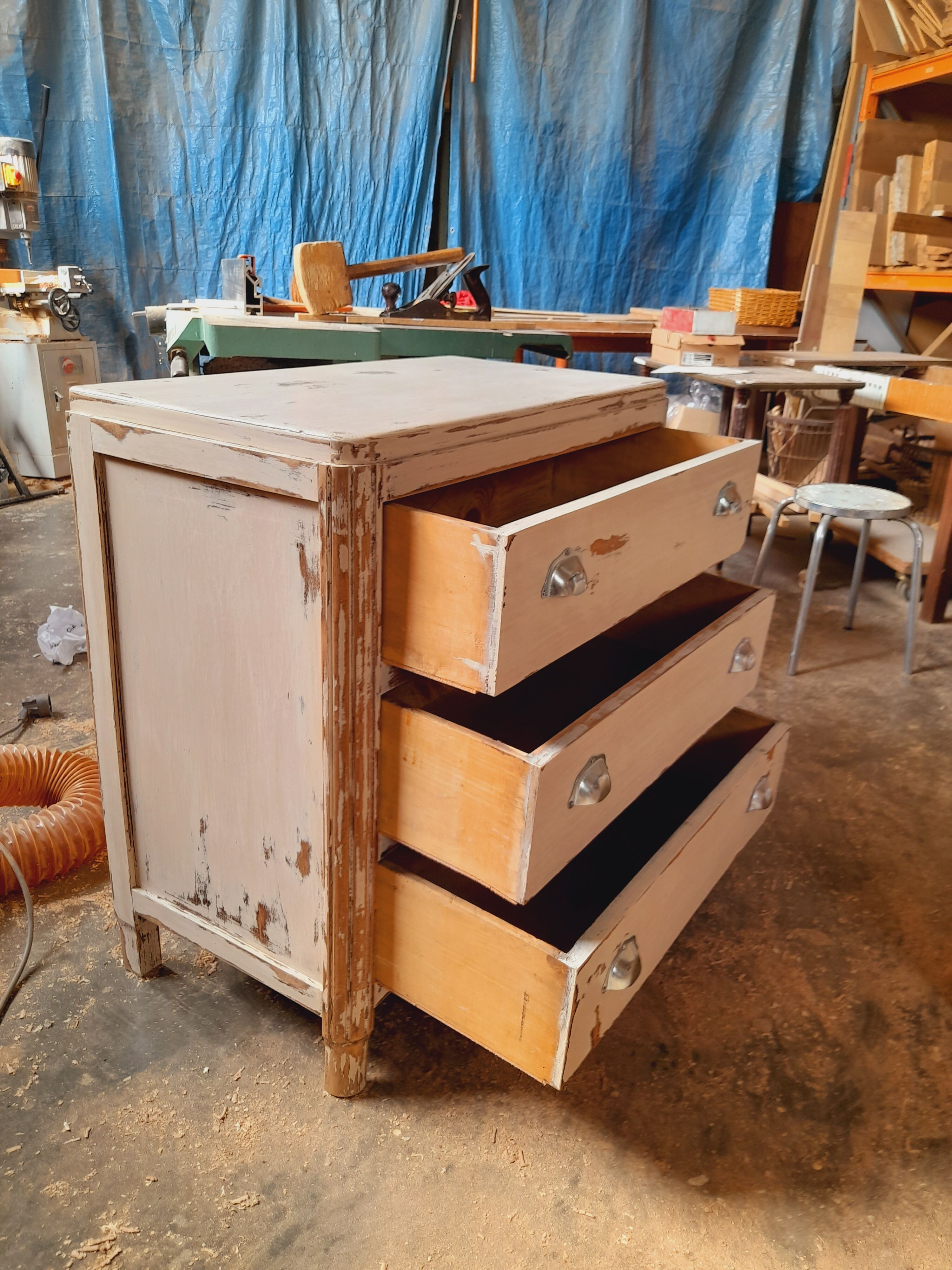 Flea market dresser "Wabi-Sabi"