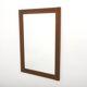 Scandinavian walnut mirror, 111x75cm, Sweden, 1960