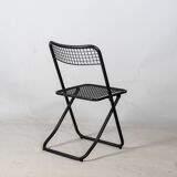 Black Folding Chair by Federico Giner