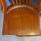American chair in walnut and cast iron