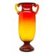 Mid-century modern vase, glass, designed by J. Słuczan-Orkusz, Poland, 1970s