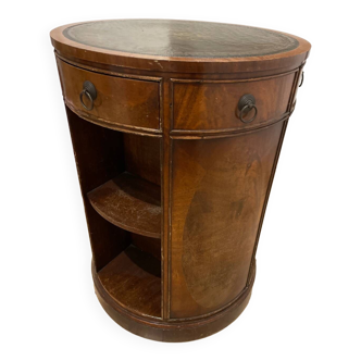Swivel English bookcase
