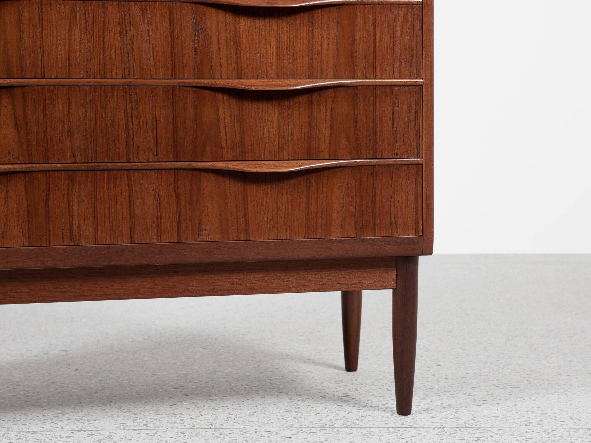 Danish Midcentury secretaire in teak by Erling Torvits for Klim Møbelfabrik