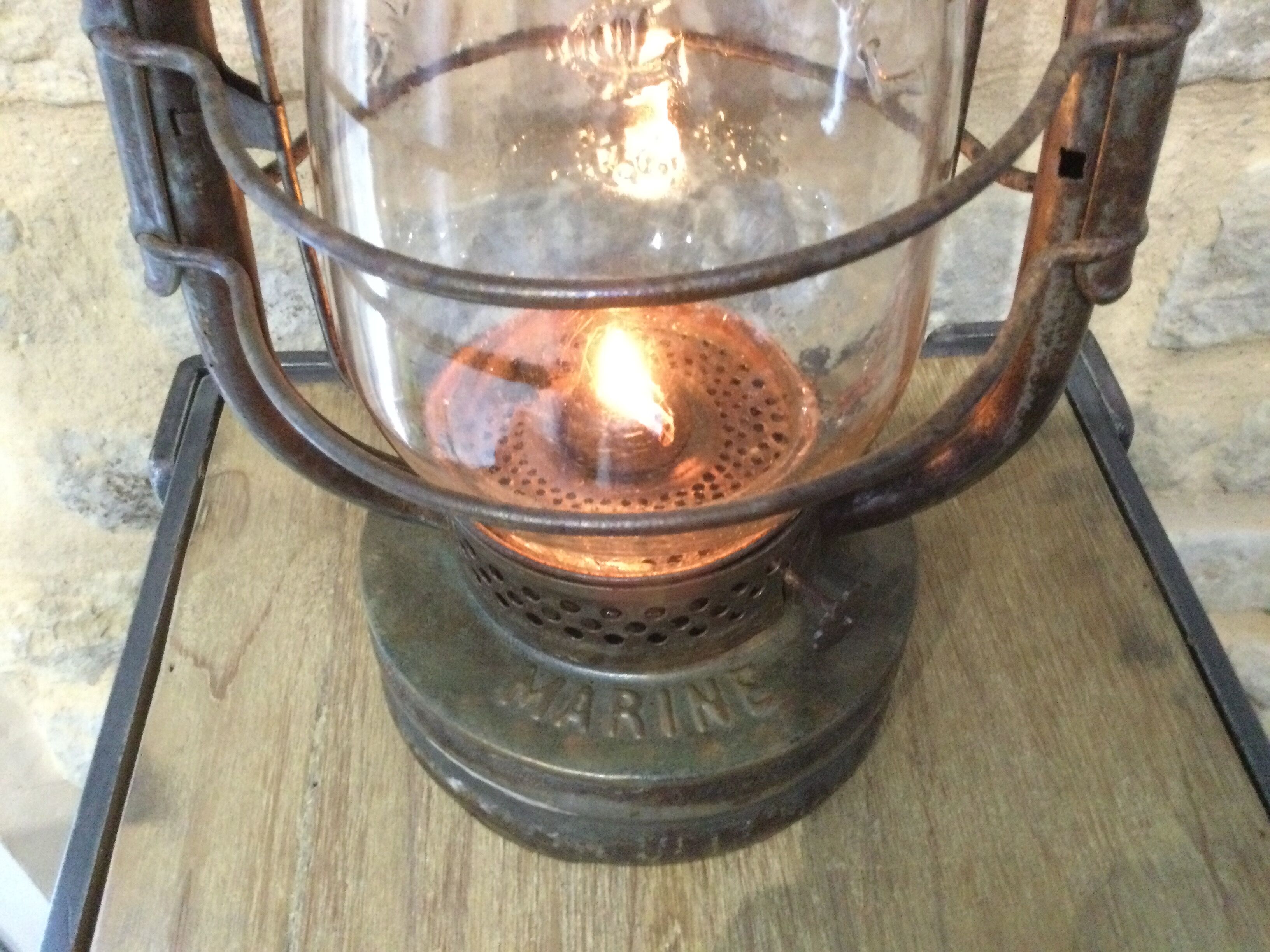 Kerosene lamp The Parisian beautiful condition