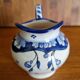 Milk jug Creamer faience décor Old Rouen