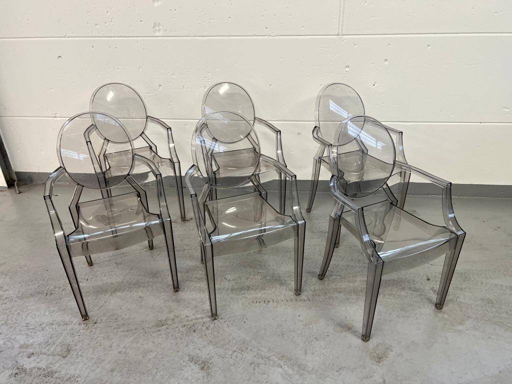 Lot Chaises Louis Ghost Kartell