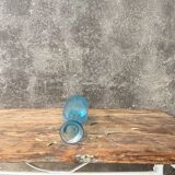 Glass cyan vase