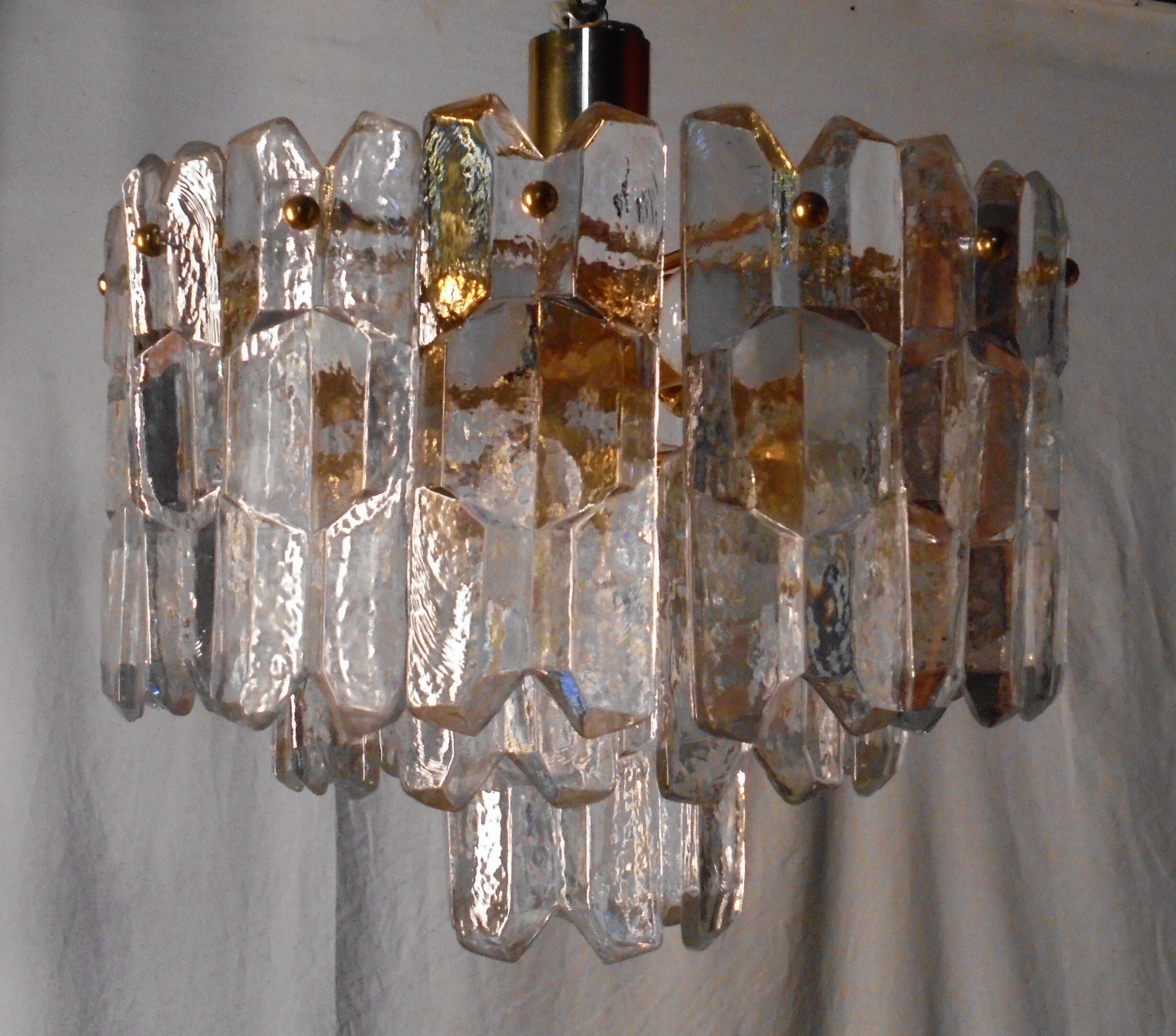 Palazzo chandelier by J.T Kalmar from the 60s