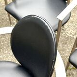 Set of 7 Belgo Chrom chairs from the 80s