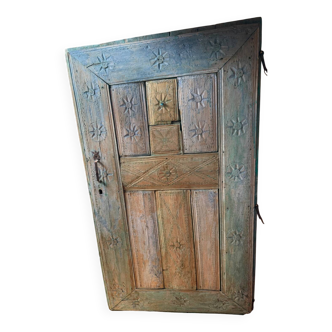 Old blue door