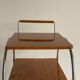Art deco rolling bar cart, hungary 1930s