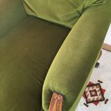 Velvet armchair