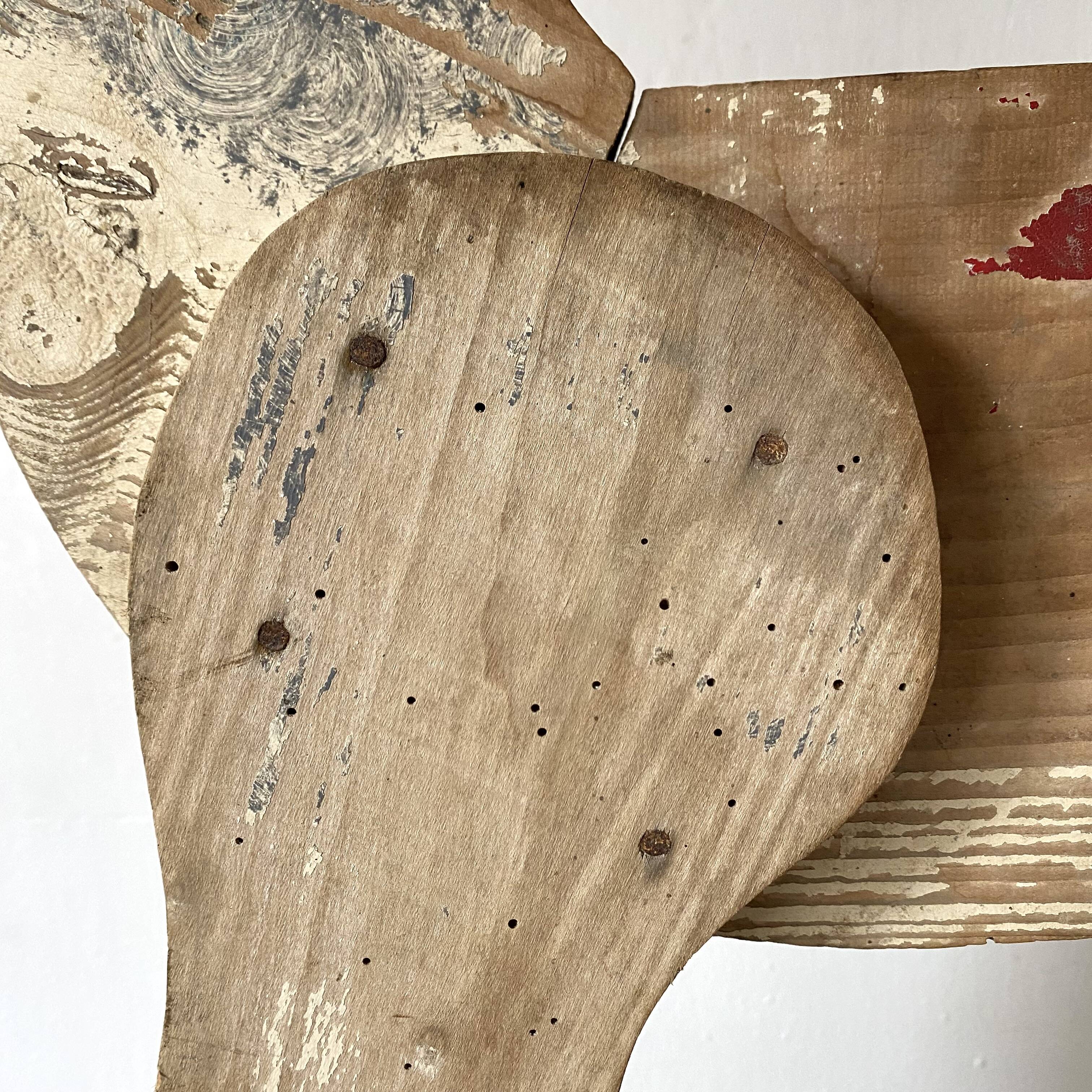 Wooden horse wall shelf, old toy