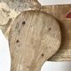 Wooden horse wall shelf, old toy