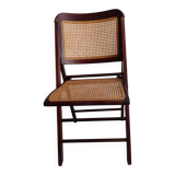Vintage rattan folding chair