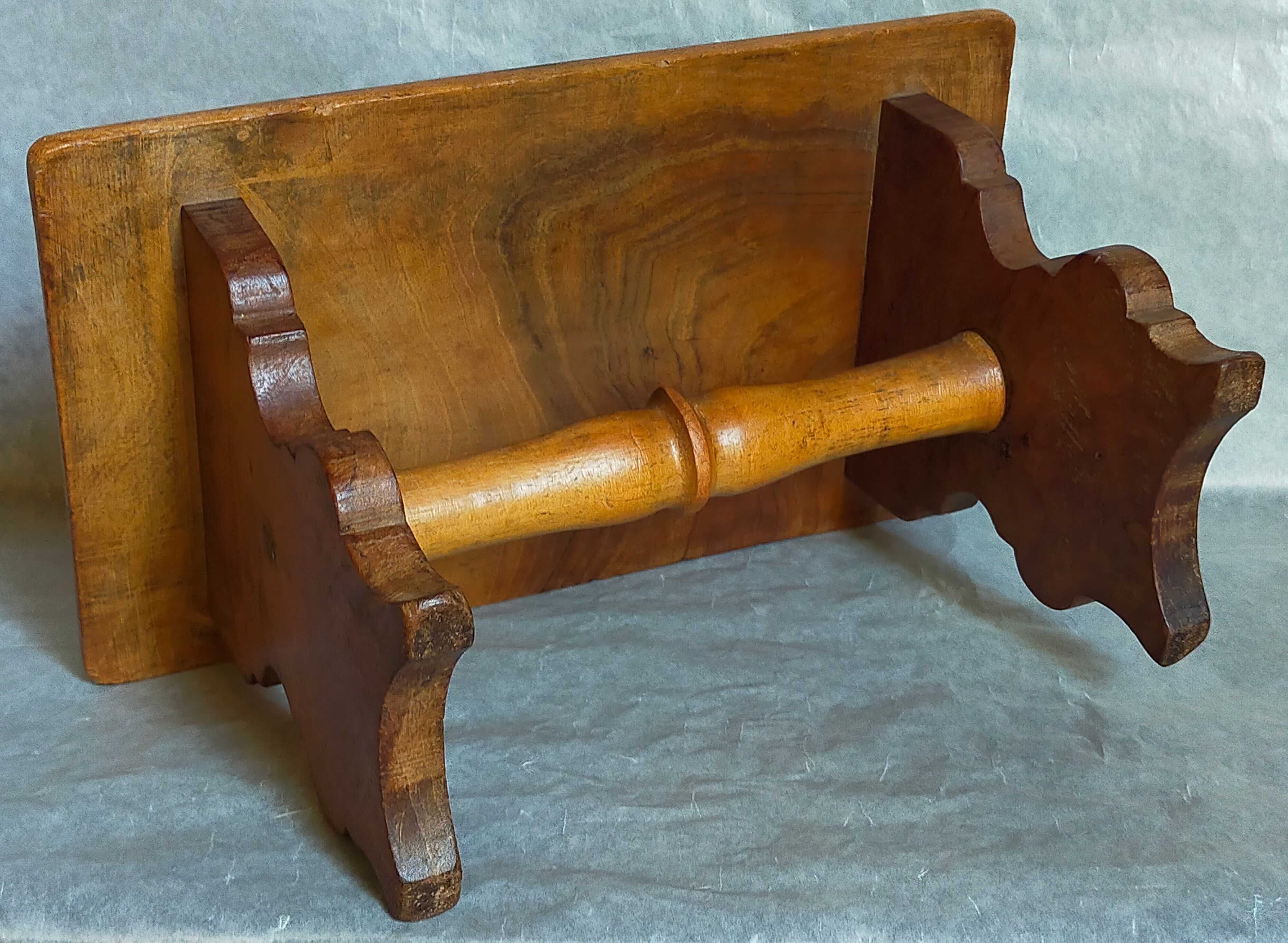 Footrest stool made of old wood