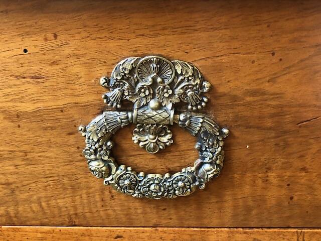 Commode with marble top