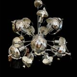 Goffredo Reggiani Orbit Space Age Chandelier, Italy 1960