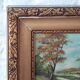 Oil on canvas country landscape