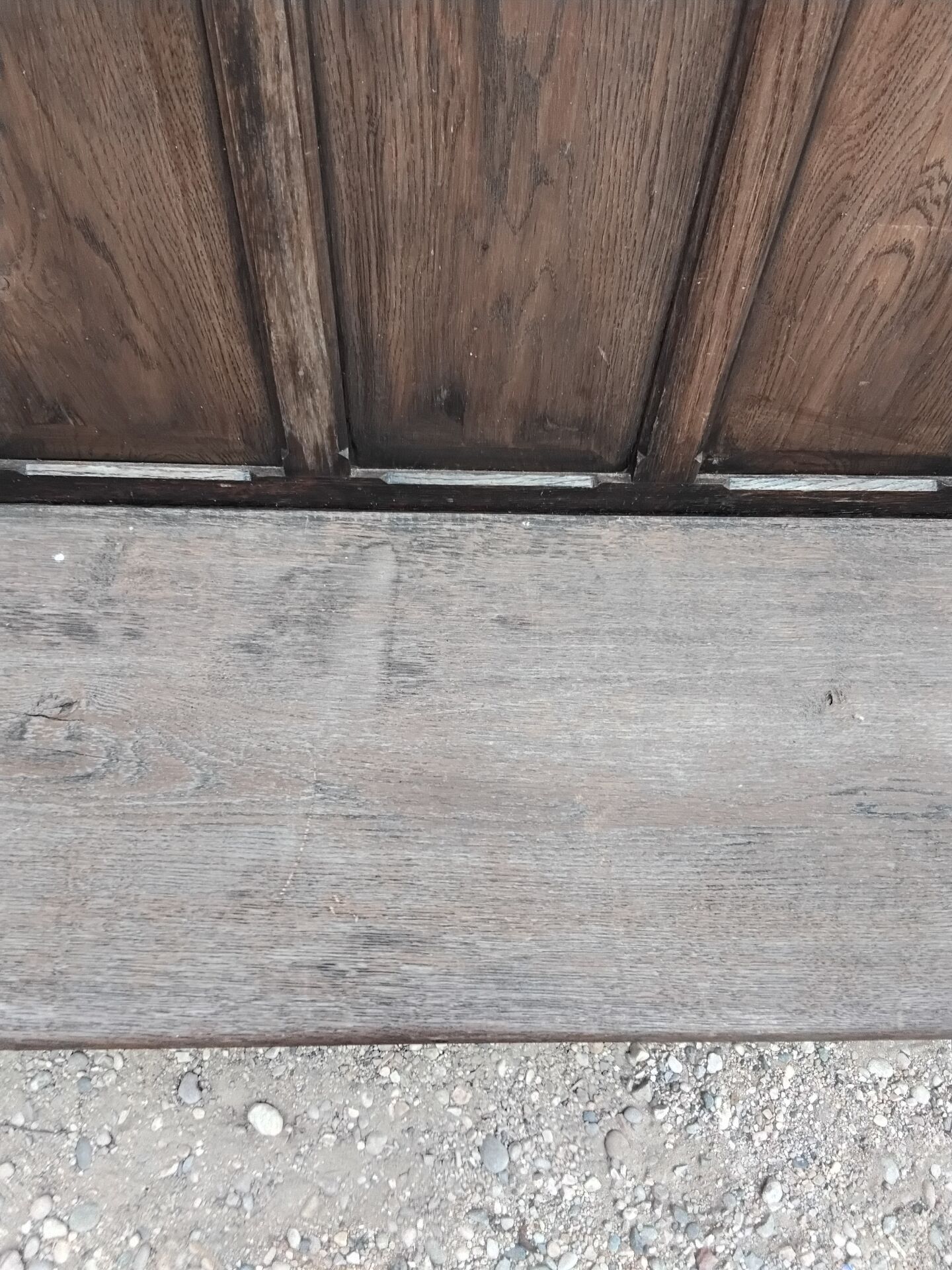 Banc ancien en chêne